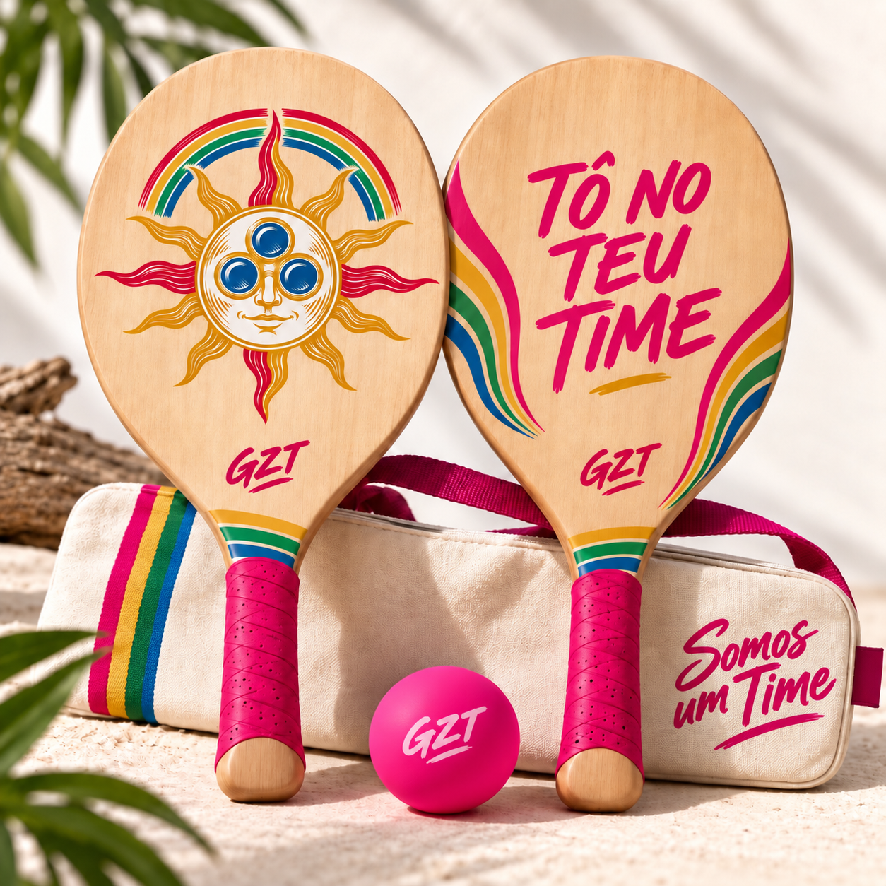 Kit Beach Tennis GZT — Tô no Teu Time