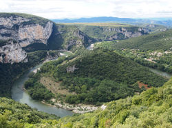 Les gorges de l'Ardeche