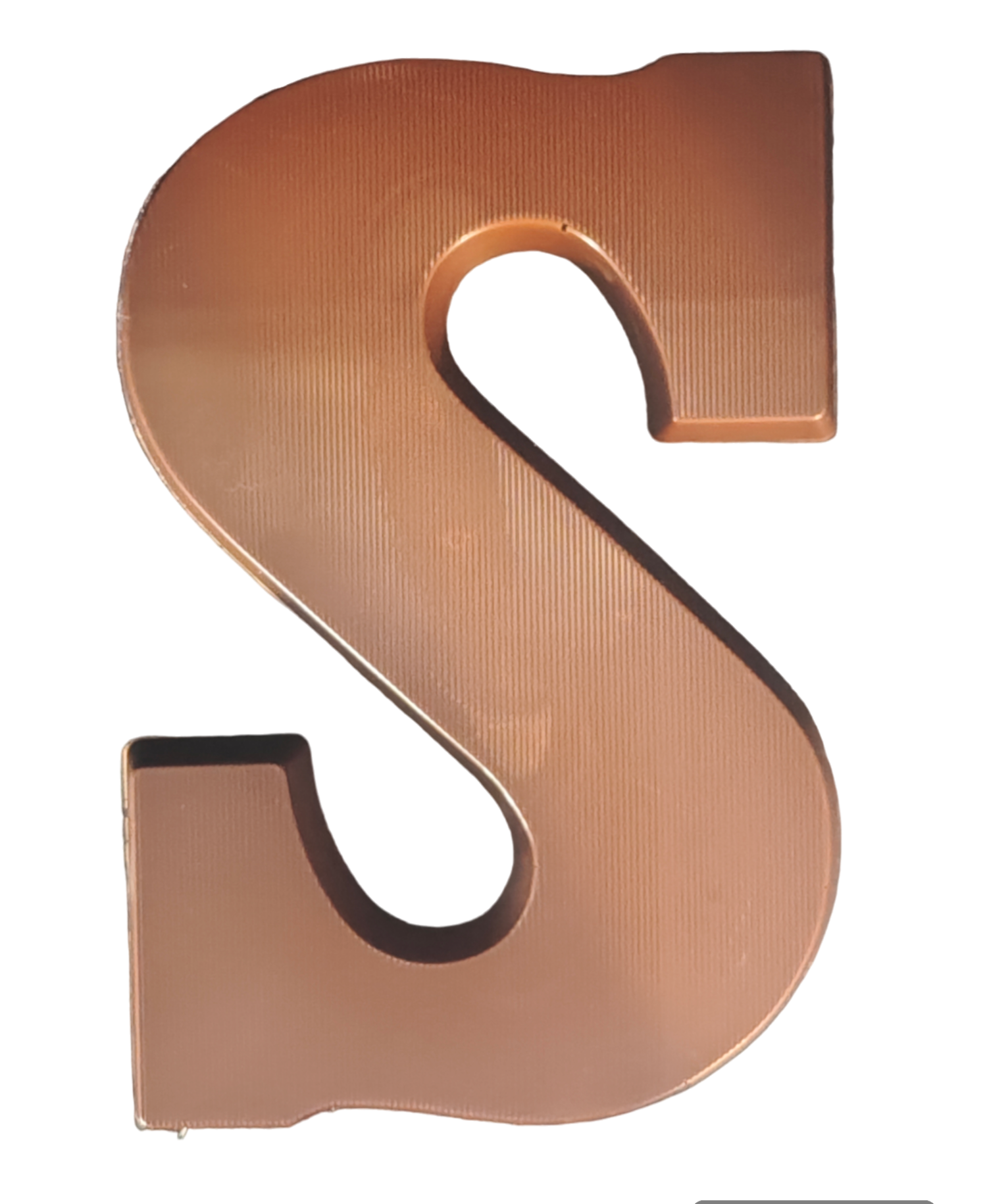 chocoladeletter massief