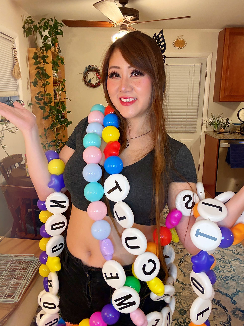 Thumbnail: Love Wins Giant Friendship Bracelet Sash