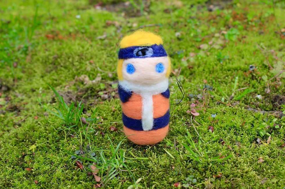 Thumbnail: Felted Ninja Blonde Hair