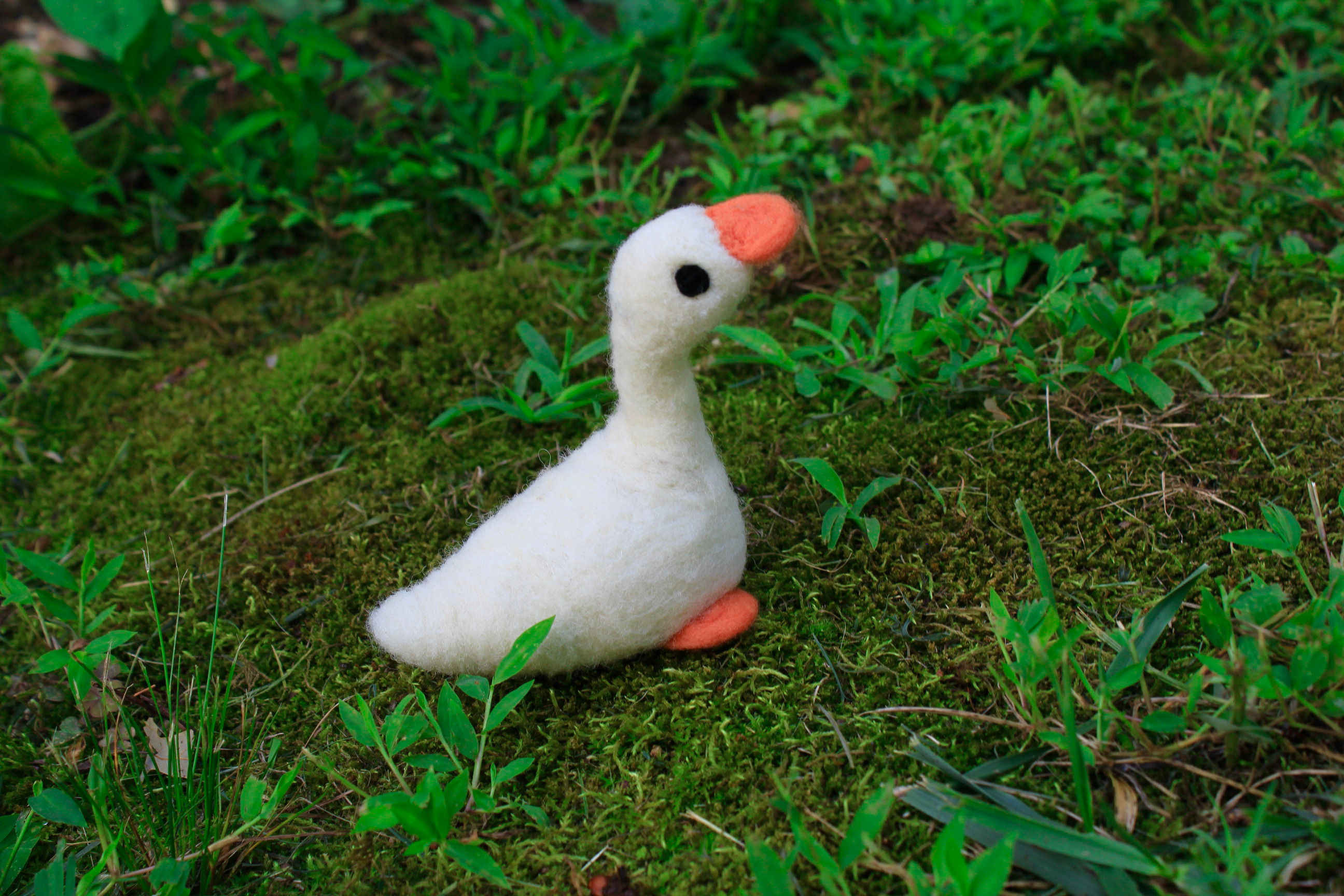 Felted Danger Goose