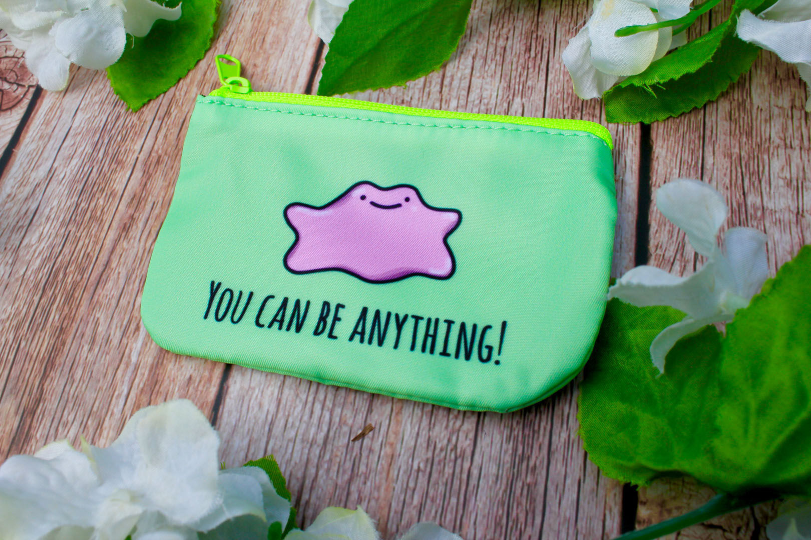 Pink Blob Mini Pouch