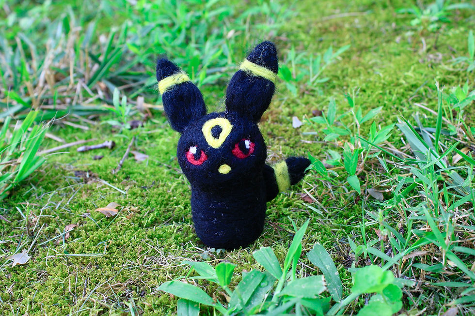 Thumbnail: Felted Black Fox Creature