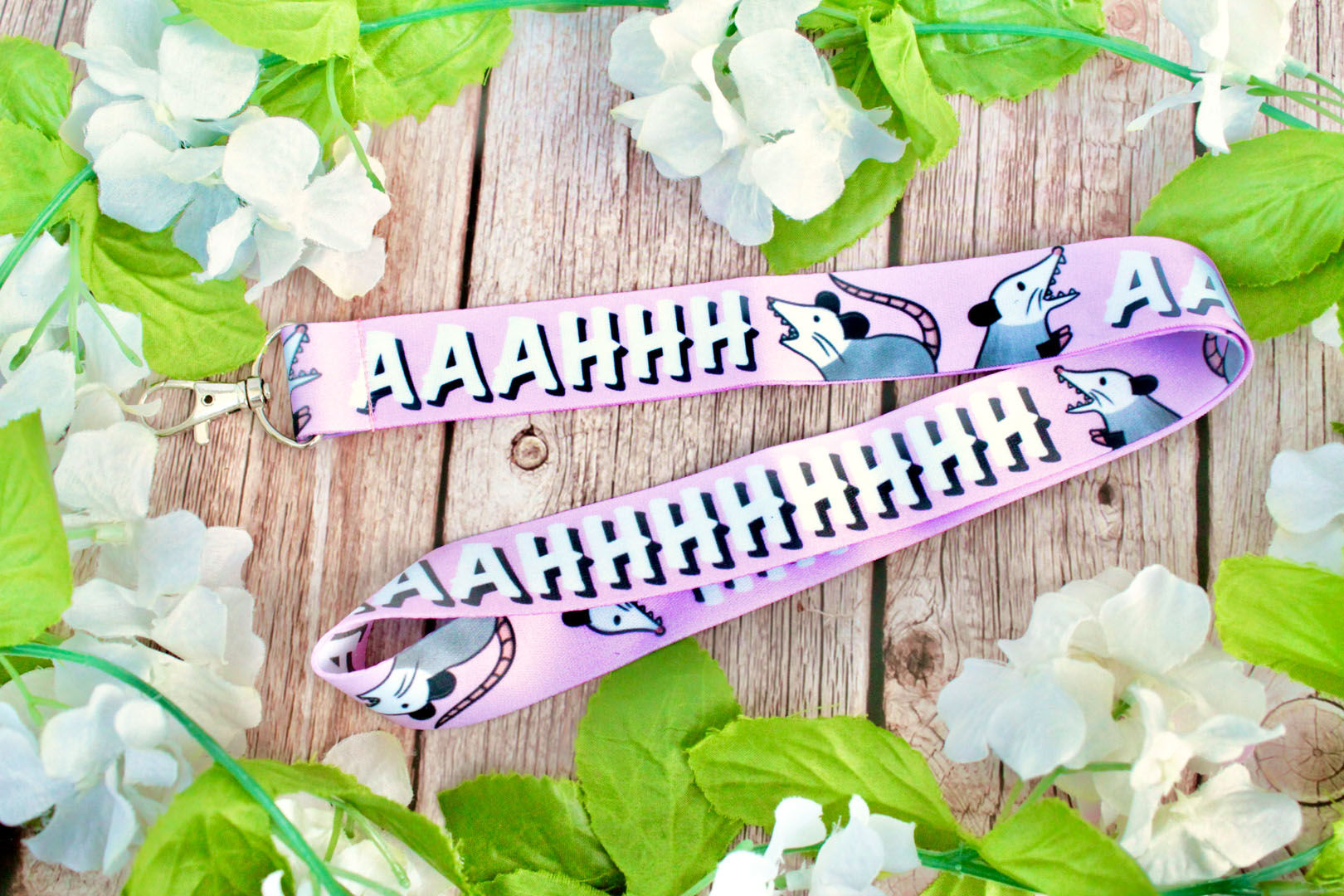 Screaming Possum Lanyard