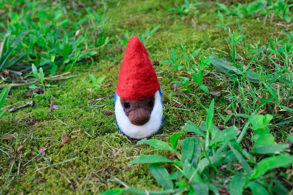 Thumbnail: Felted Gnome with Red Hat