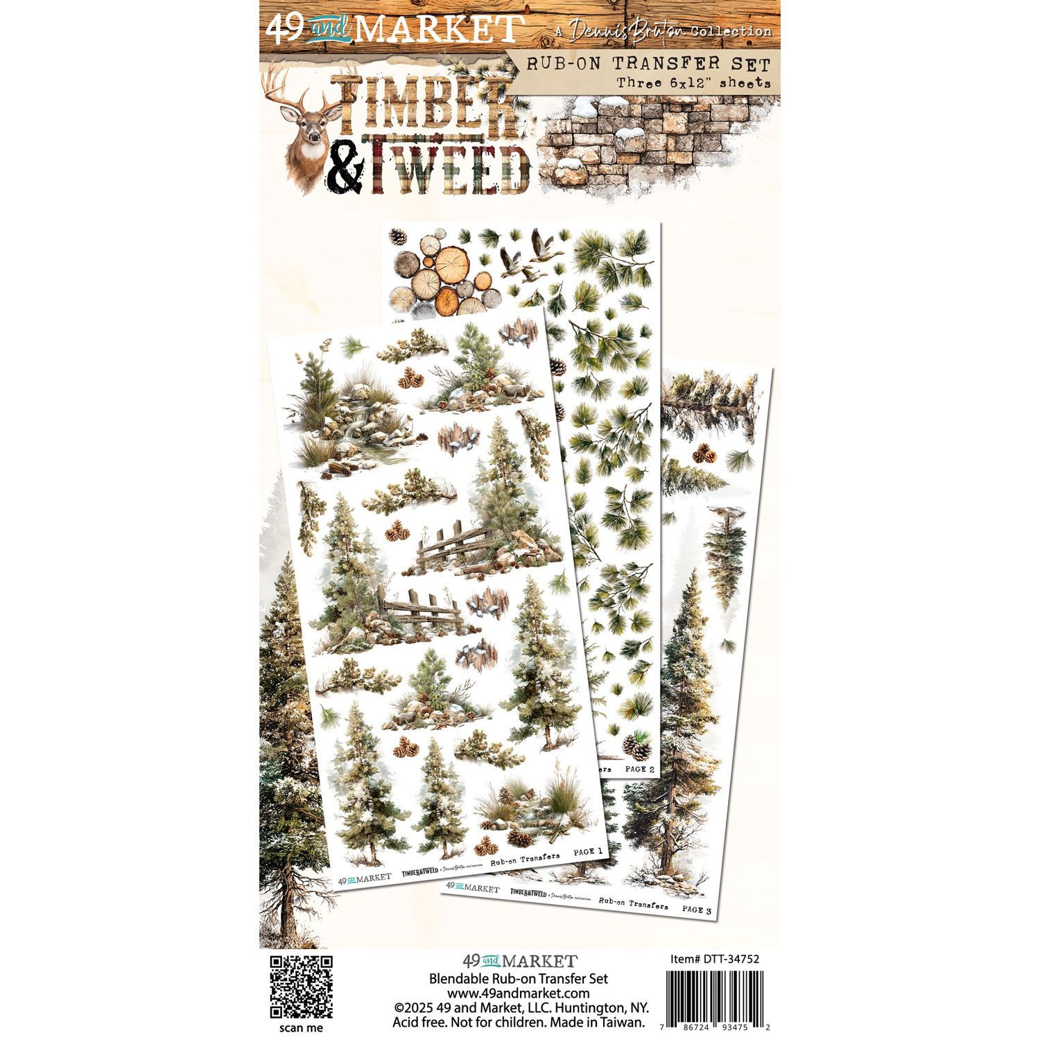 “Timber & Tweed” Blendable Rub-ons