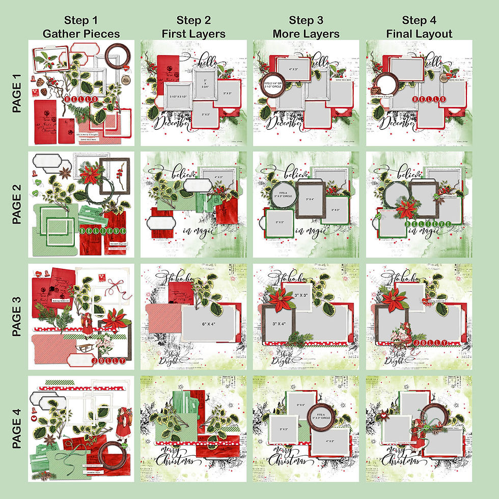 Thumbnail: "Evergreen Season" Page Kit