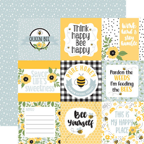 Thumbnail: "Bee Happy" 12 x 12 Sheets