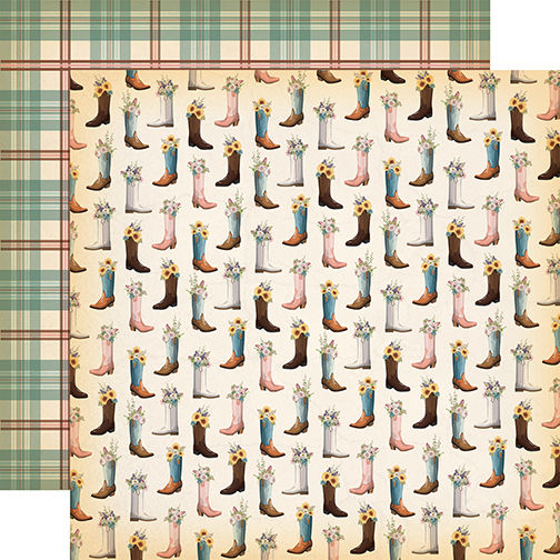 Thumbnail: "Cowgirl" 12 x 12 Paper Collection