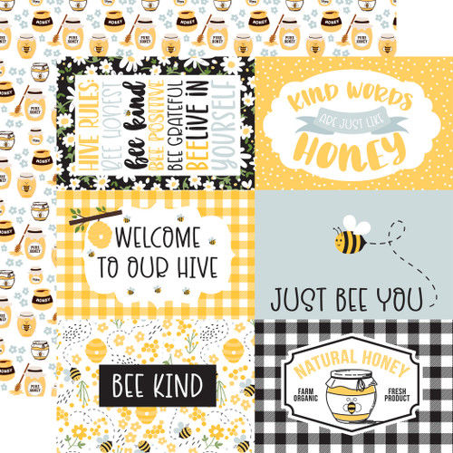 Thumbnail: "Bee Happy" 12 x 12 Sheets