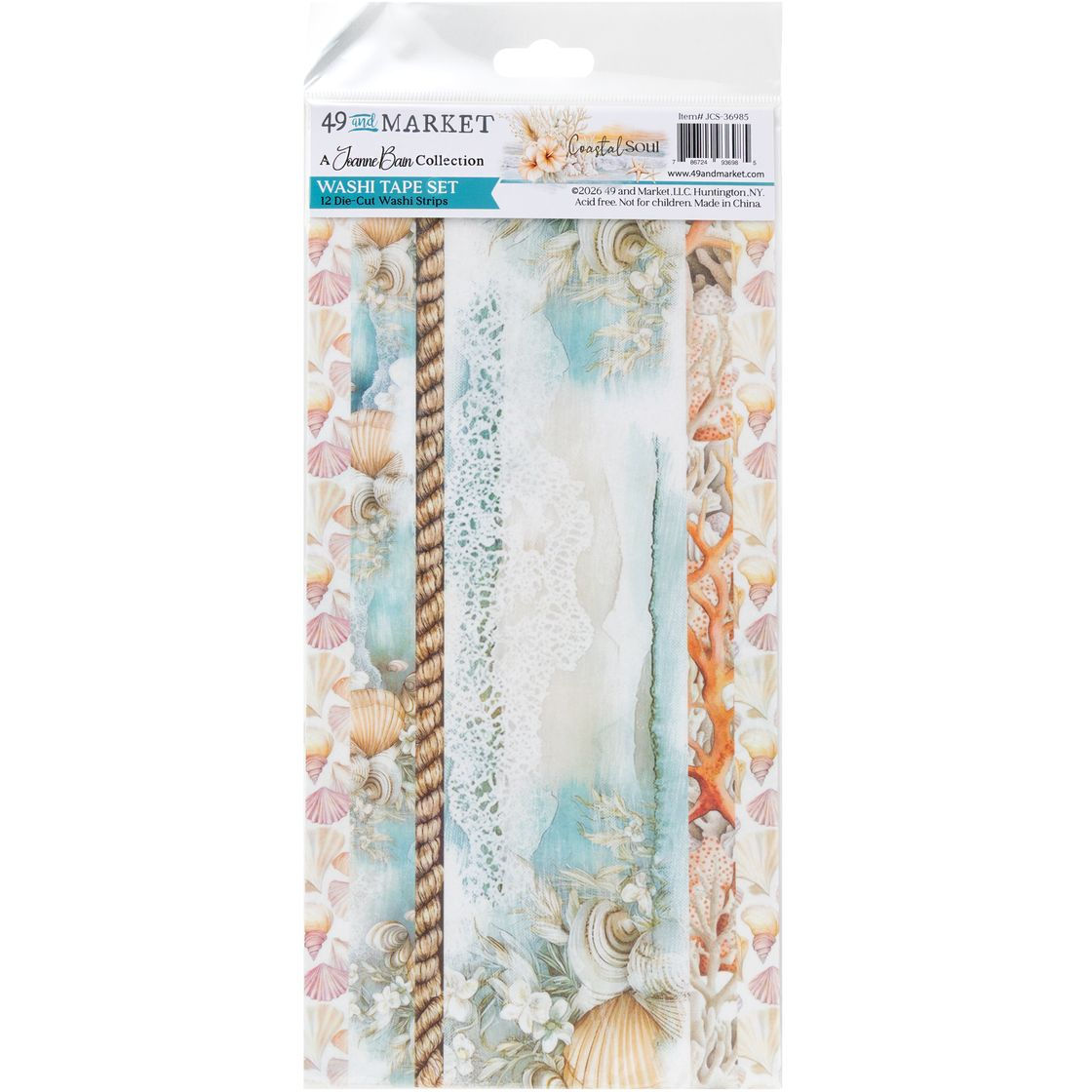 “Coastal Soul” Washi Tape