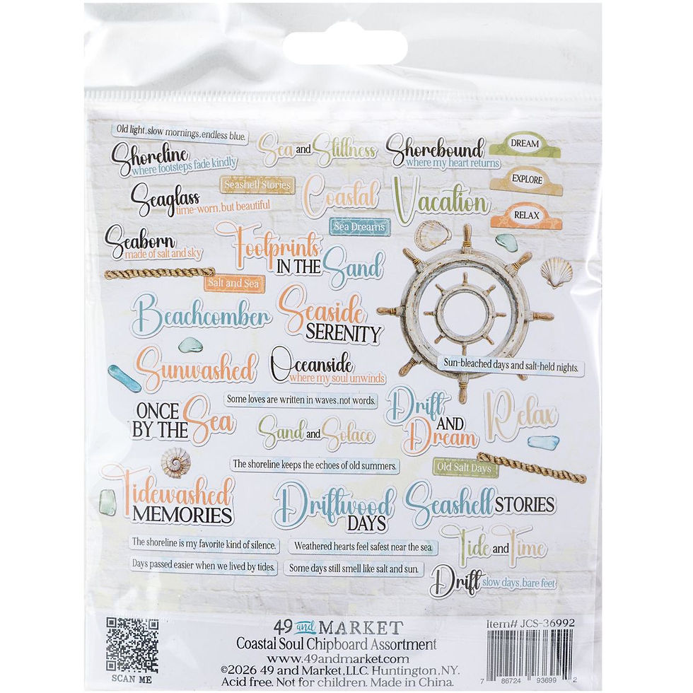 Thumbnail: “Coastal Soul” Chipboard Pack