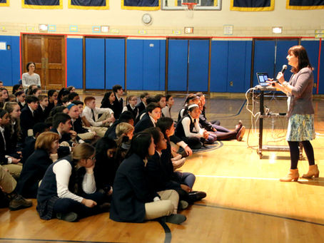 Waldron Mercy Academy Hosts Author Jacqueline Davies