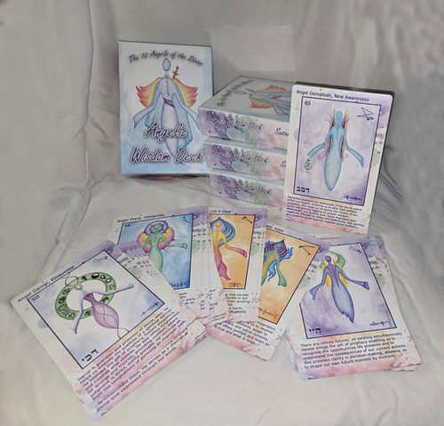 Angelic Wisdom Deck, 72 Angels of the Divine | kabala Kabbalah Angelic Wisdom Deck, 72 Angels of the Divine | kabala Kabbalah
