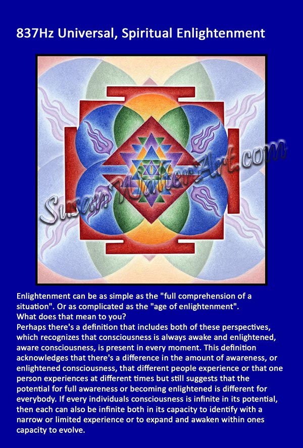 Thumbnail: Enlightenment's simple, full comprehension: SusanWalterArt.com