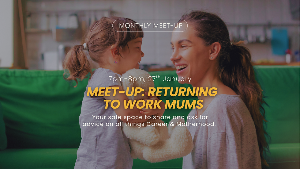 Monthly Meet-Up: Returning to Work