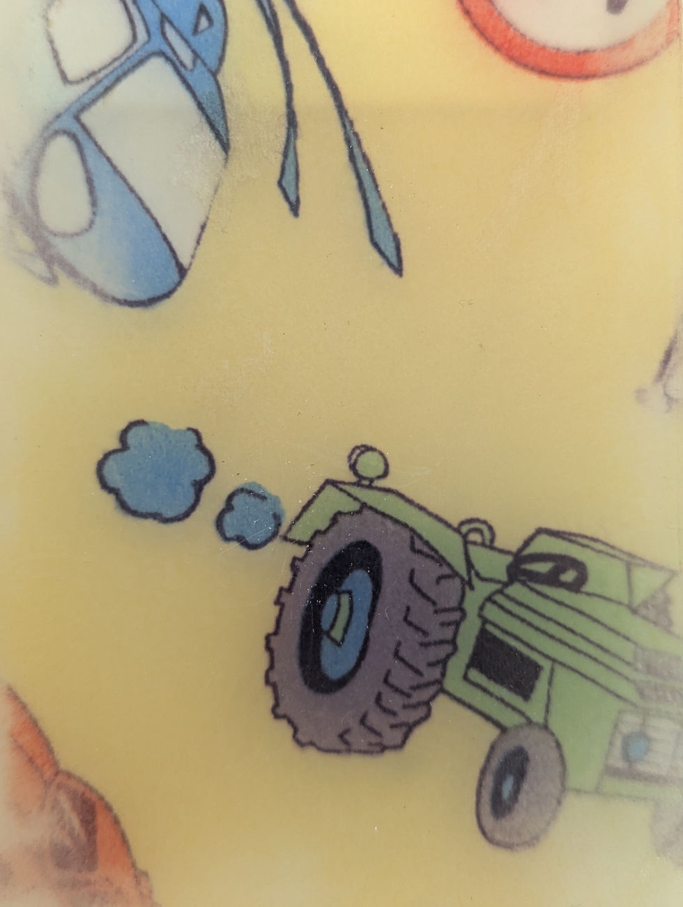 Yellow Vehicles (A5)