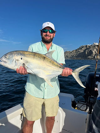 Jack caught on an inshore Cabo San Lucas fishing charter at Top Anglers Sportfishing