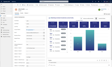 Mailchimp Data Embedded in D365