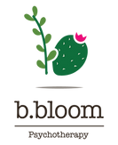 logo for b. bloom psychotherapy