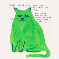 ‘This Huge Cat’ by David Shrigley