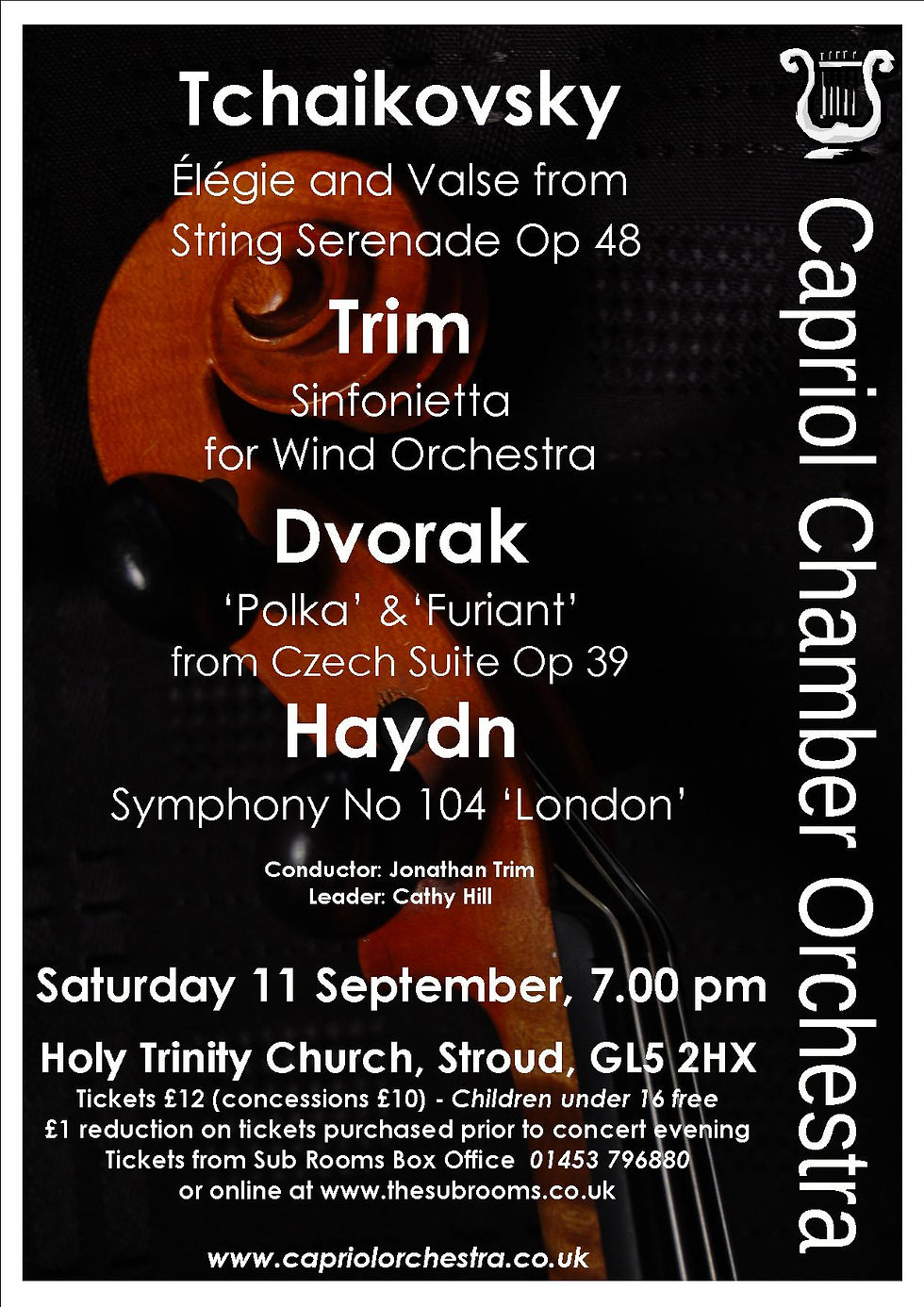 Capriol Sept 21 poster