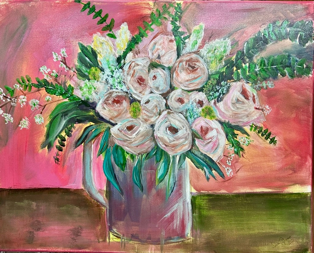 Blushing Symphony - Original Artwork