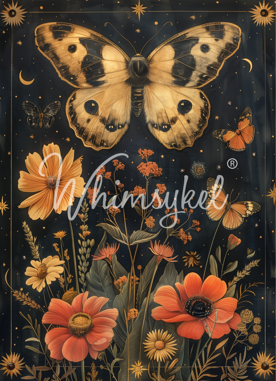 Midnight Moth - Whimsykel Paper