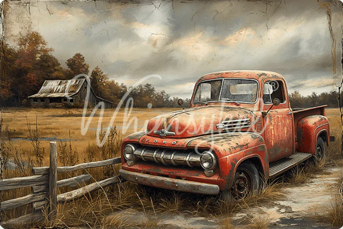 Old Farm Truck - Whimsykel Paper
