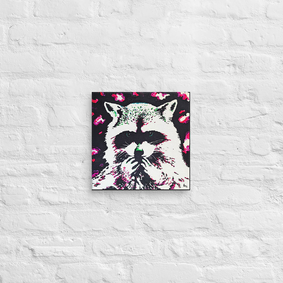 Thumbnail: Canvas Art Print - Blair Mueller Art - Caught Red Handed