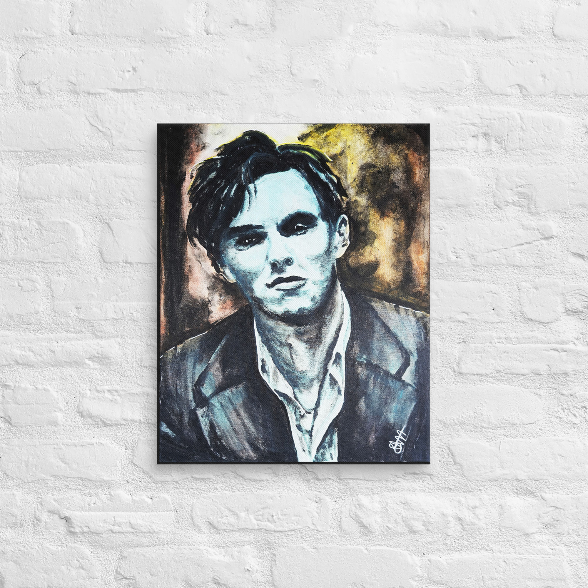 Canvas art print of Nicholas Hoult as Renfield - 16"x20"