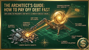 The Architect’s Guide: How to pay off debt fast