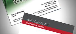 New Century & Review Business Cards