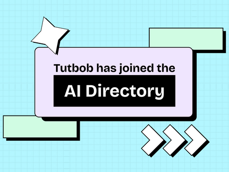 Tutbob is Honoured to be Listed on AI-Directory