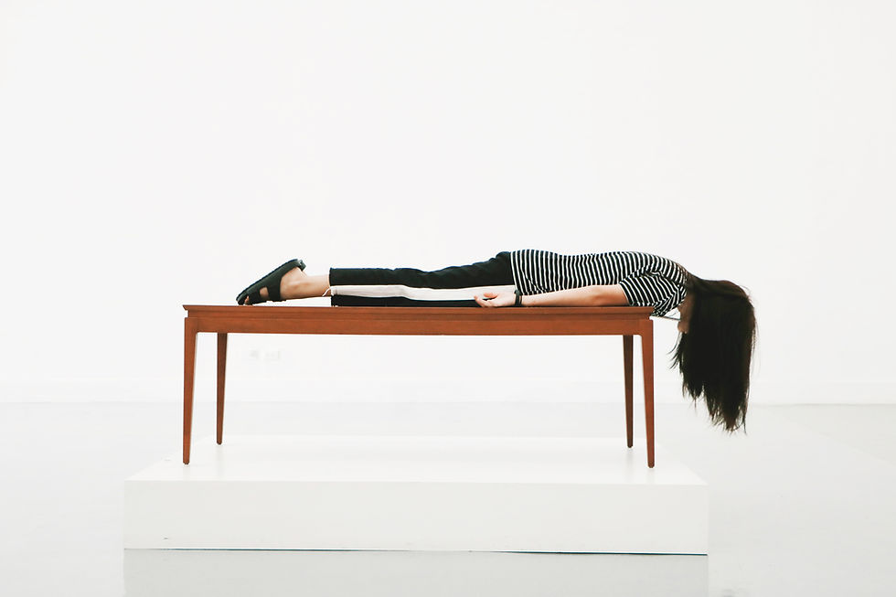 Person Lying On Table