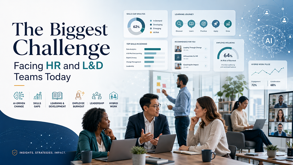 The Biggest Challenge Facing HR and L&D Teams Today