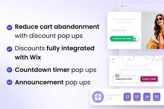 Coupon X Discount Code Pop Ups banner