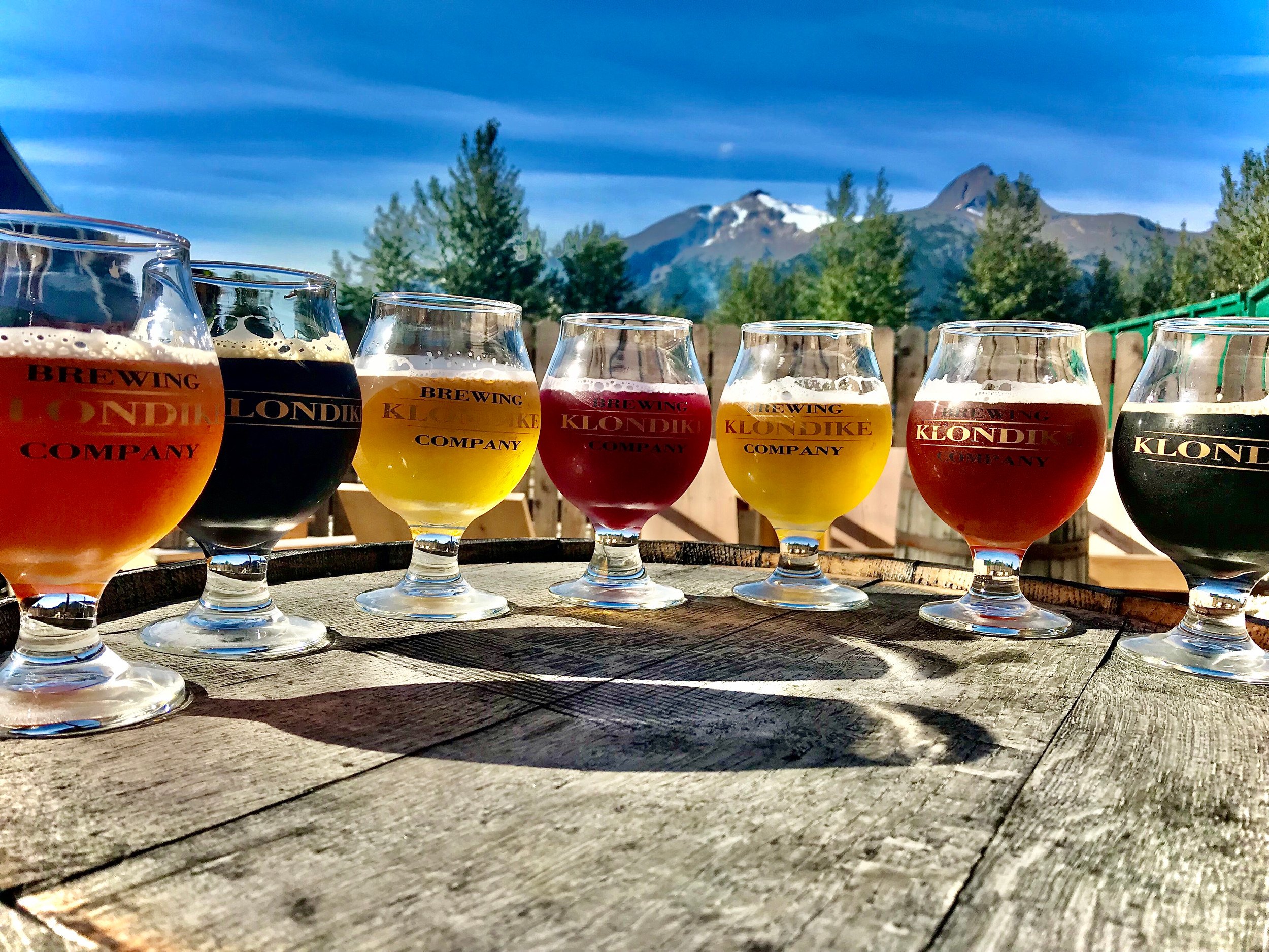 Klondike Brewing Co. Tap Room & Beer Garden Boldly Crafted in Skagway, Alaska