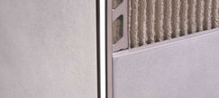 An image of Profilitec Wall Covering Profiles Roundjolly RJ-100-IL, featuring its profile designed for seamless and stylish transitions in wall covering applications.