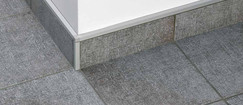 An image of Profilitec Floor Covering Profiles featuring Squarejolly SJ and SJC, showcasing their compatibility for creating sleek and squared transitions in flooring applications.