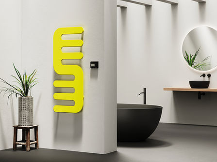 Cordivari Design Electric Radiators Hand, showcasing a unique and modern design for efficient heating and aesthetic appeal in interiors.