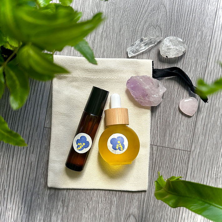 Museooil Sun and Moon Energy Massage Oil - January 2026 Collection - Pure Aromatherapy Garden Australia for soul alignment