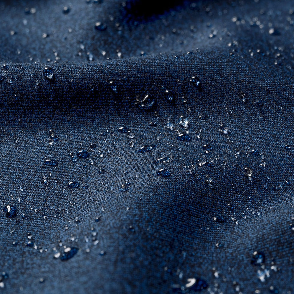 Wool is water repellant.
