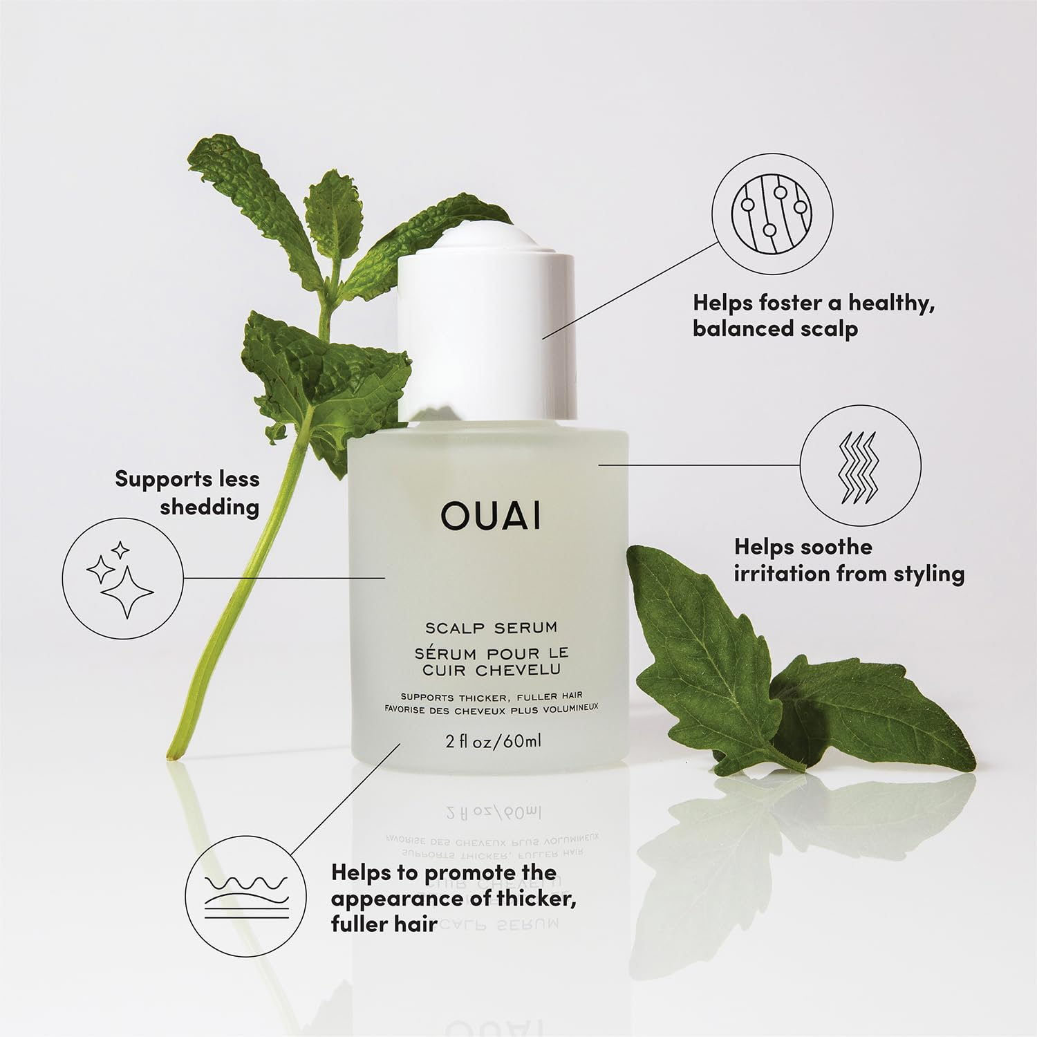 OUAI Scalp Serum – Hydration & Hair Growth Support for Healthy Roots