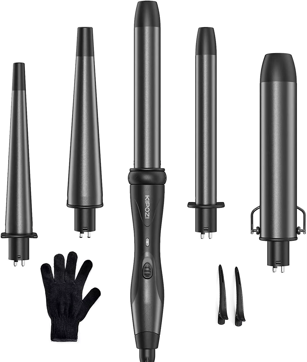 Thumbnail: Transform Your Hair with the KIPOZI 5-in-1 Curling Iron & Hot Air Brush!