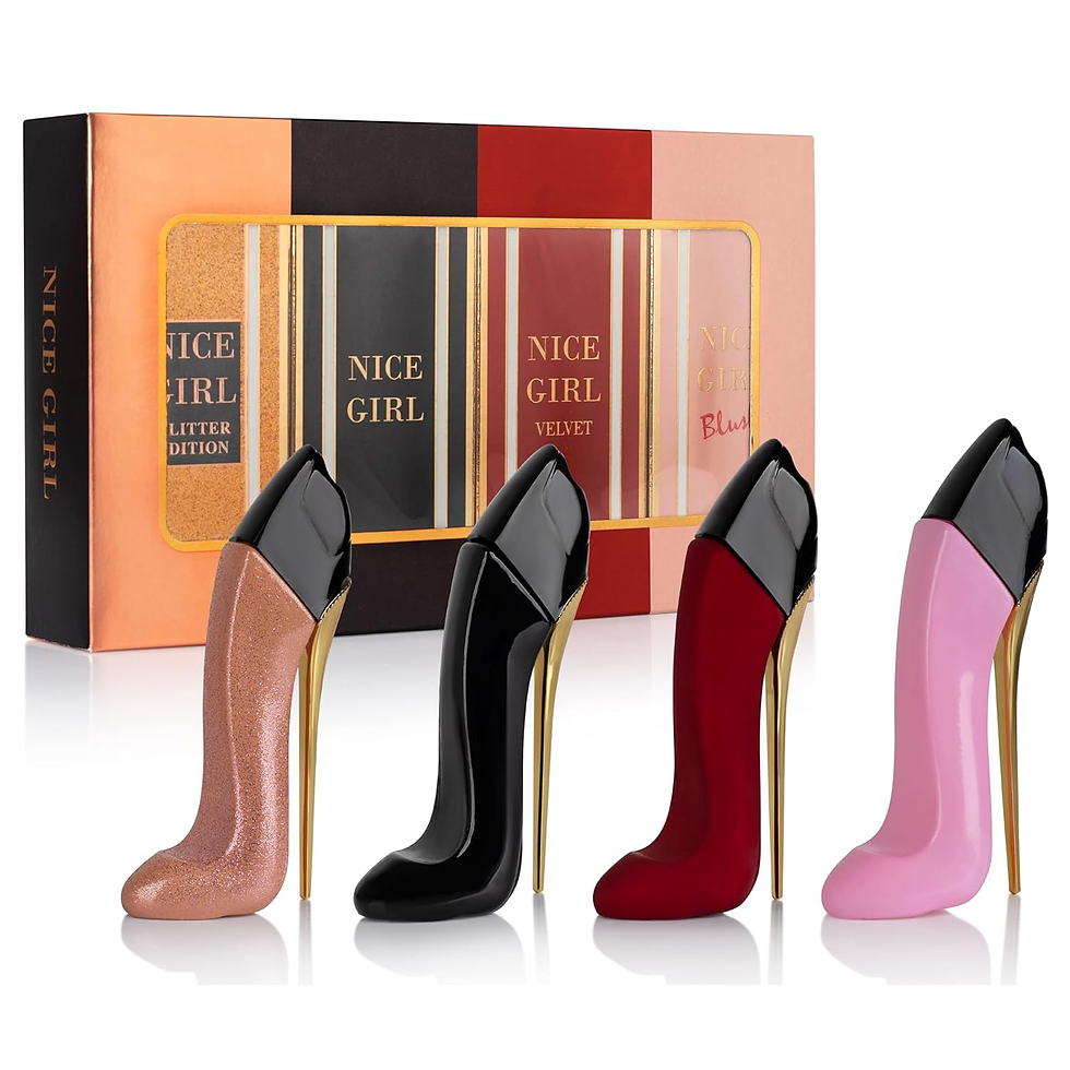 Thumbnail: Mini Perfume Gift Set: Sweet Vanilla Floral Fragrance for Women, Travel Size!