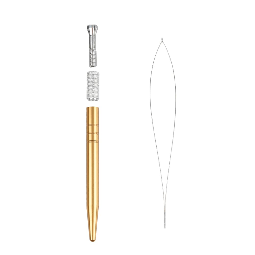 Thumbnail: Pro Hair Extensions Tool Kit: Pliers, Needles & Loop Hook for Stylists