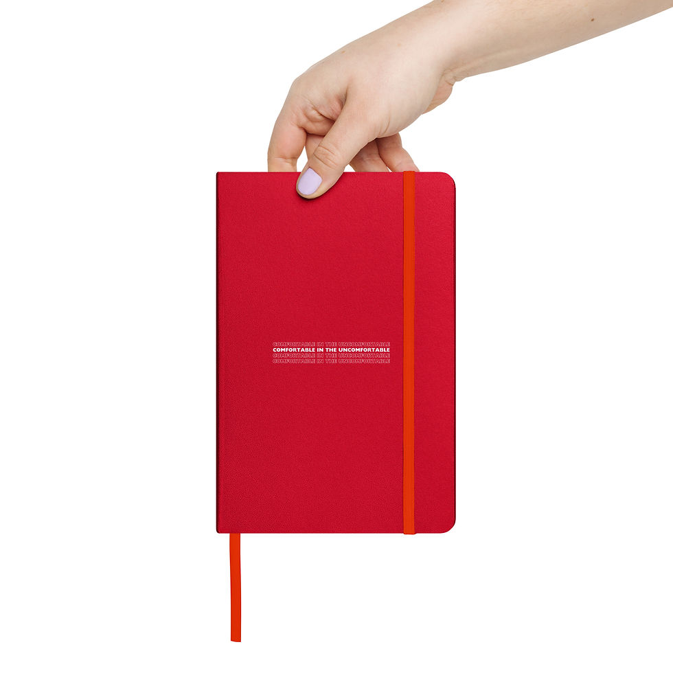 Thumbnail: Hardcover Bound Notebook - White Lettering