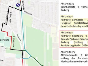 Ausbau Radweg Brunn/Gebirge